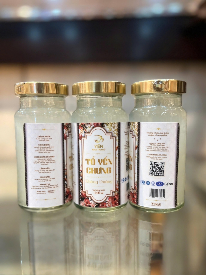 Yến chưng tươi Không Đường